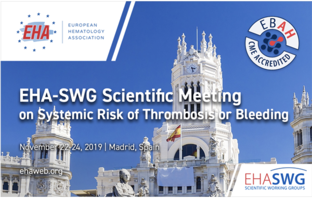 EHA SWG Scientific Meeting On Systemic Risk Of Thrombosis Or Bleeding